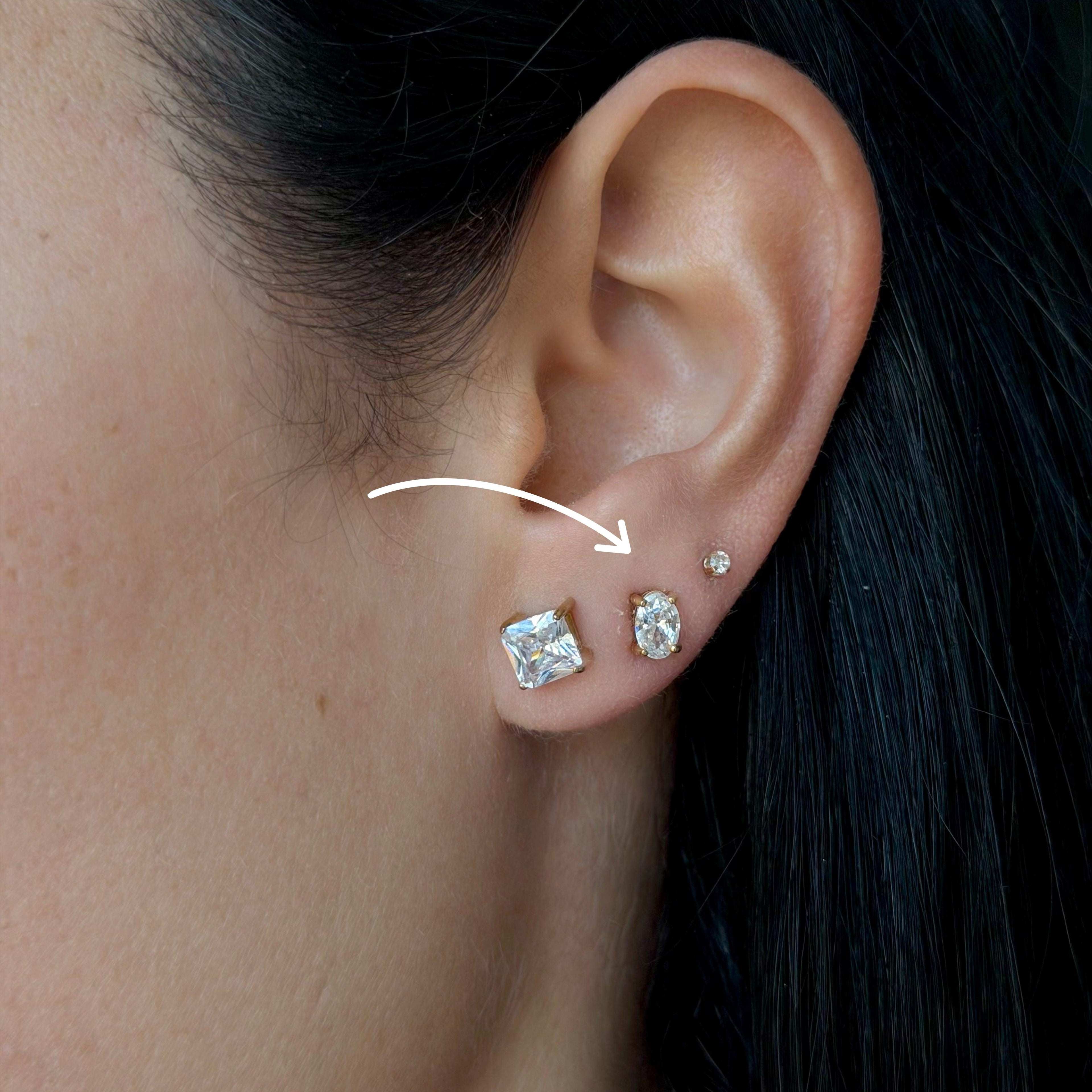 Evry Jewels Delicate Stud Earrings