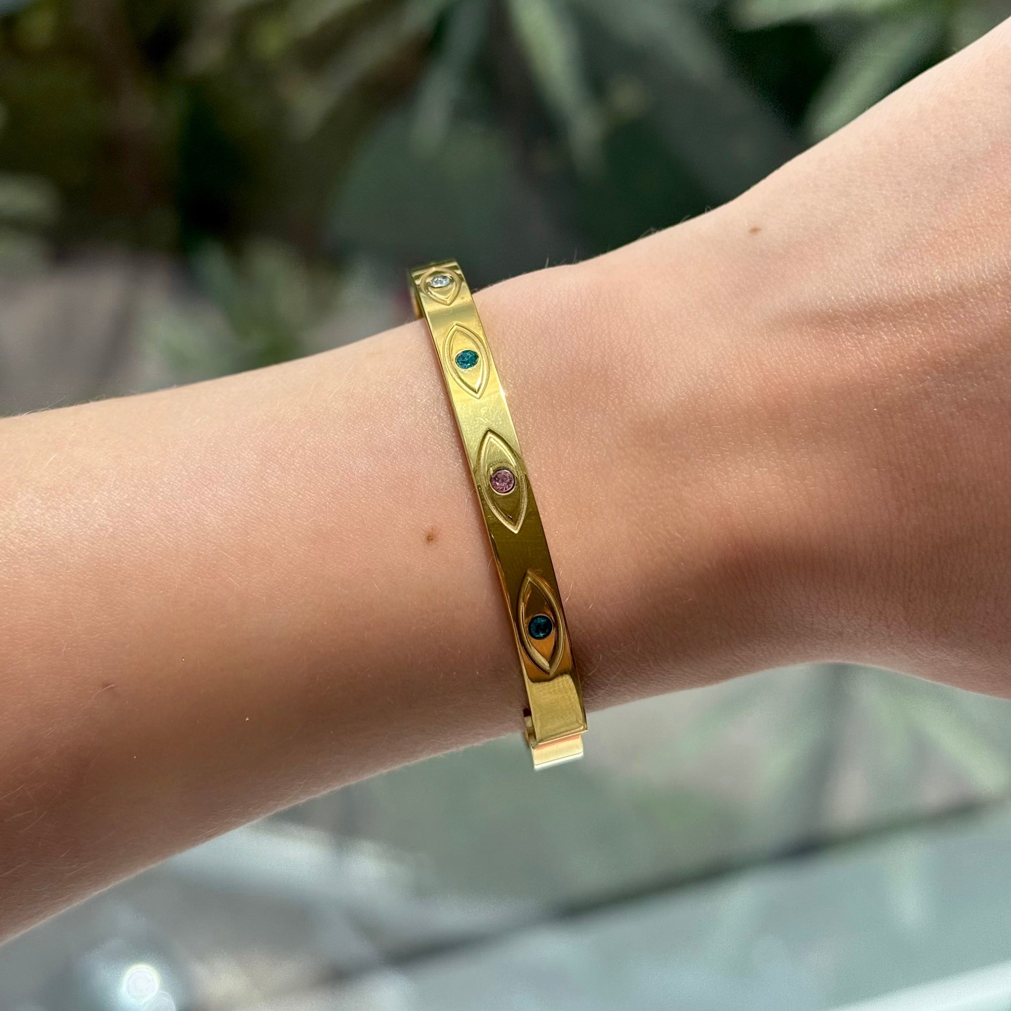 Evry Jewels All Eyes On Me Bangle