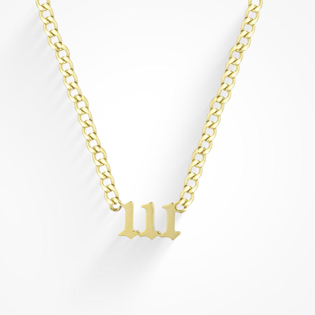 Evry Jewels Angel Number Necklace