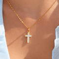 Evry Jewels Aura Cross Necklace