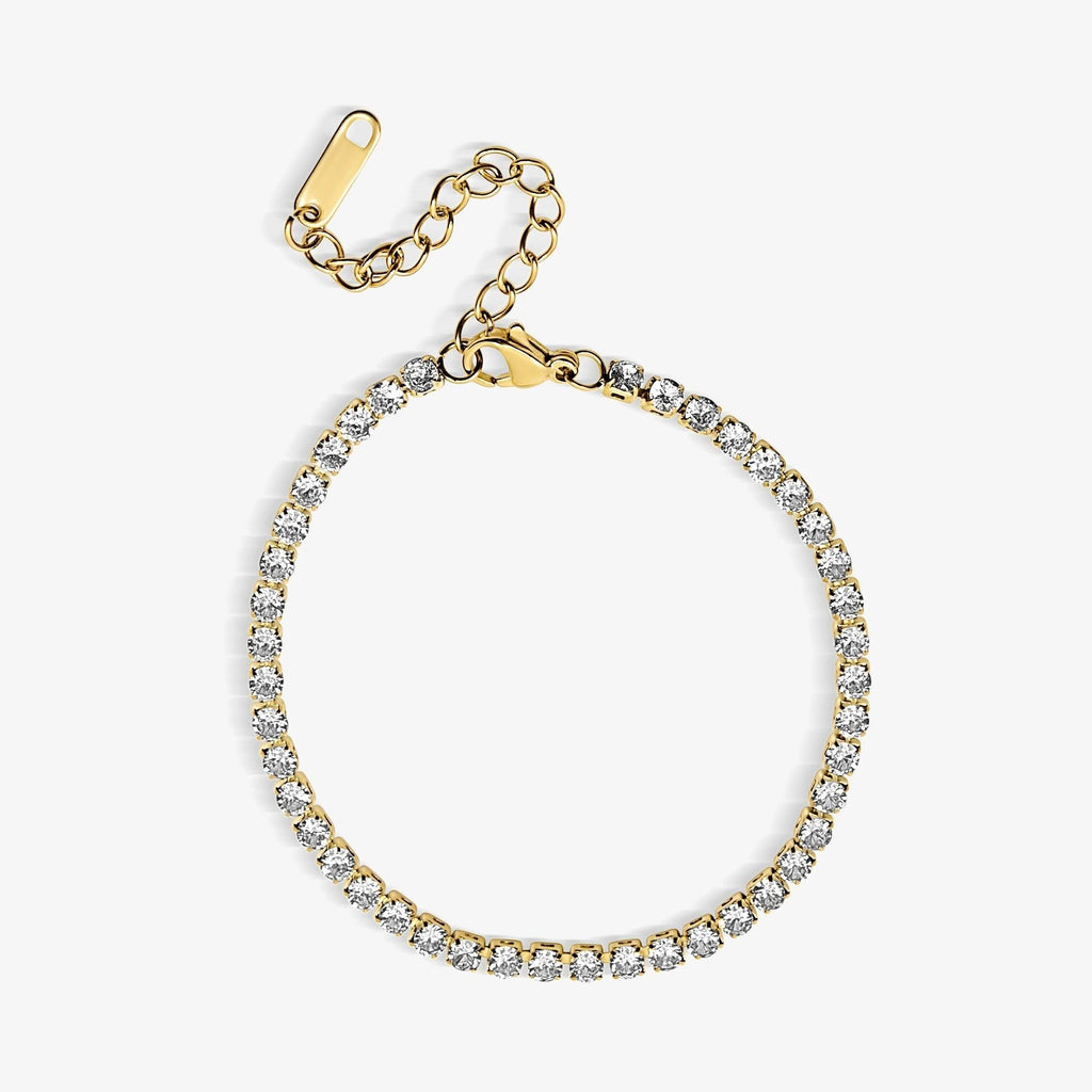 Evry Jewels Champagne Tennis Bracelet