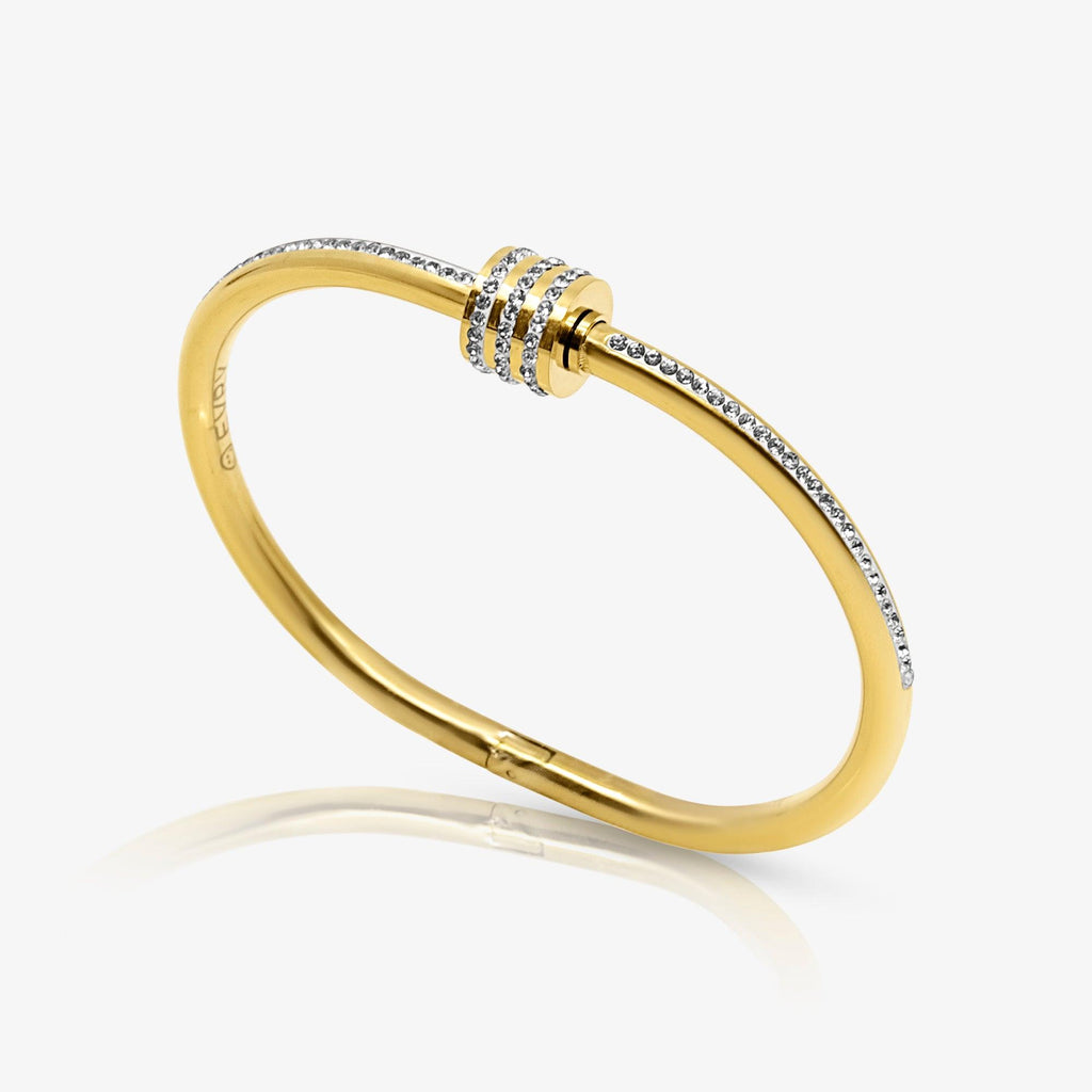 Evry Jewels Twisty Bling Bangle