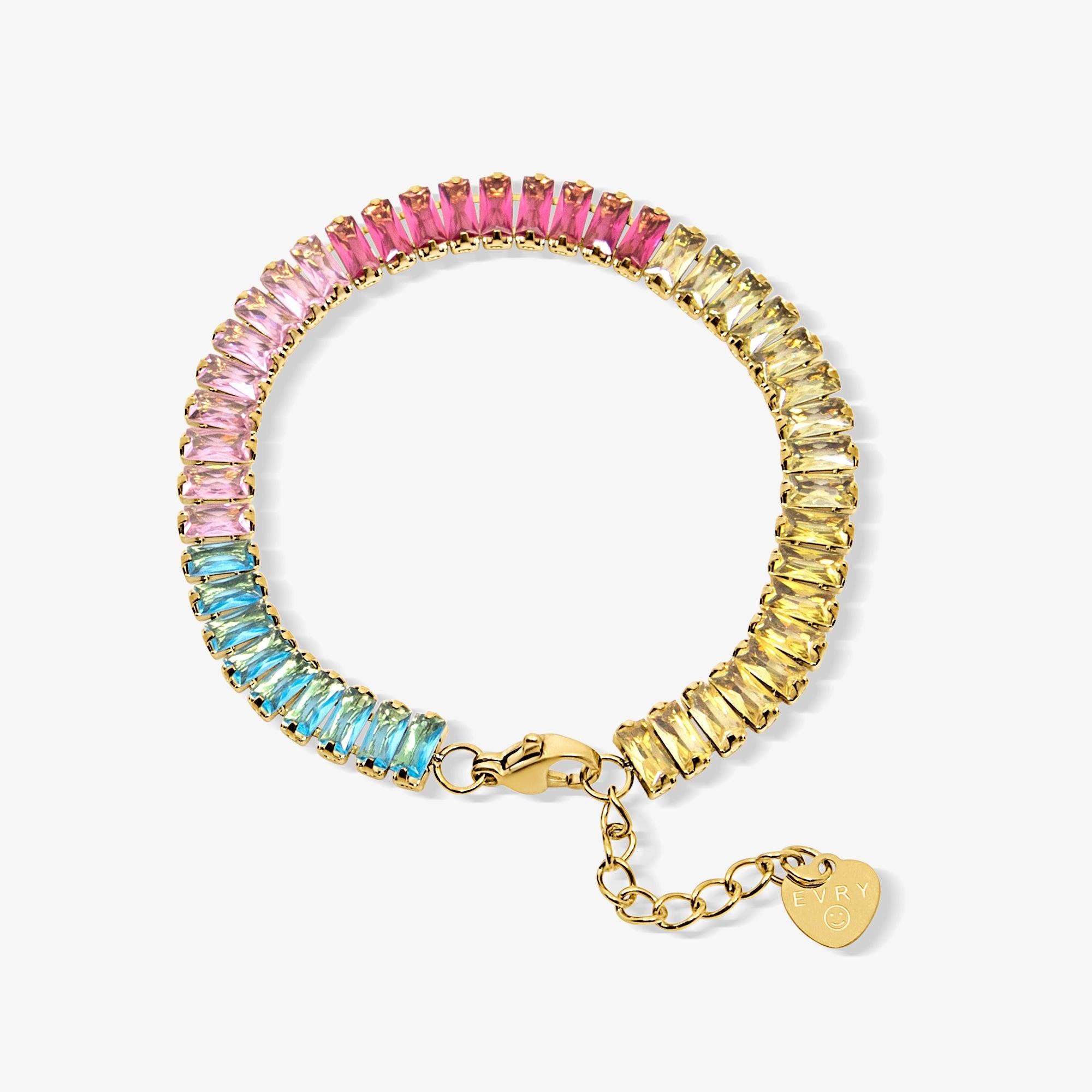 Evry Jewels Frost Beam Tennis Bracelet