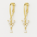 Evry Jewels Butterfly Kiss Clip-On Earrings