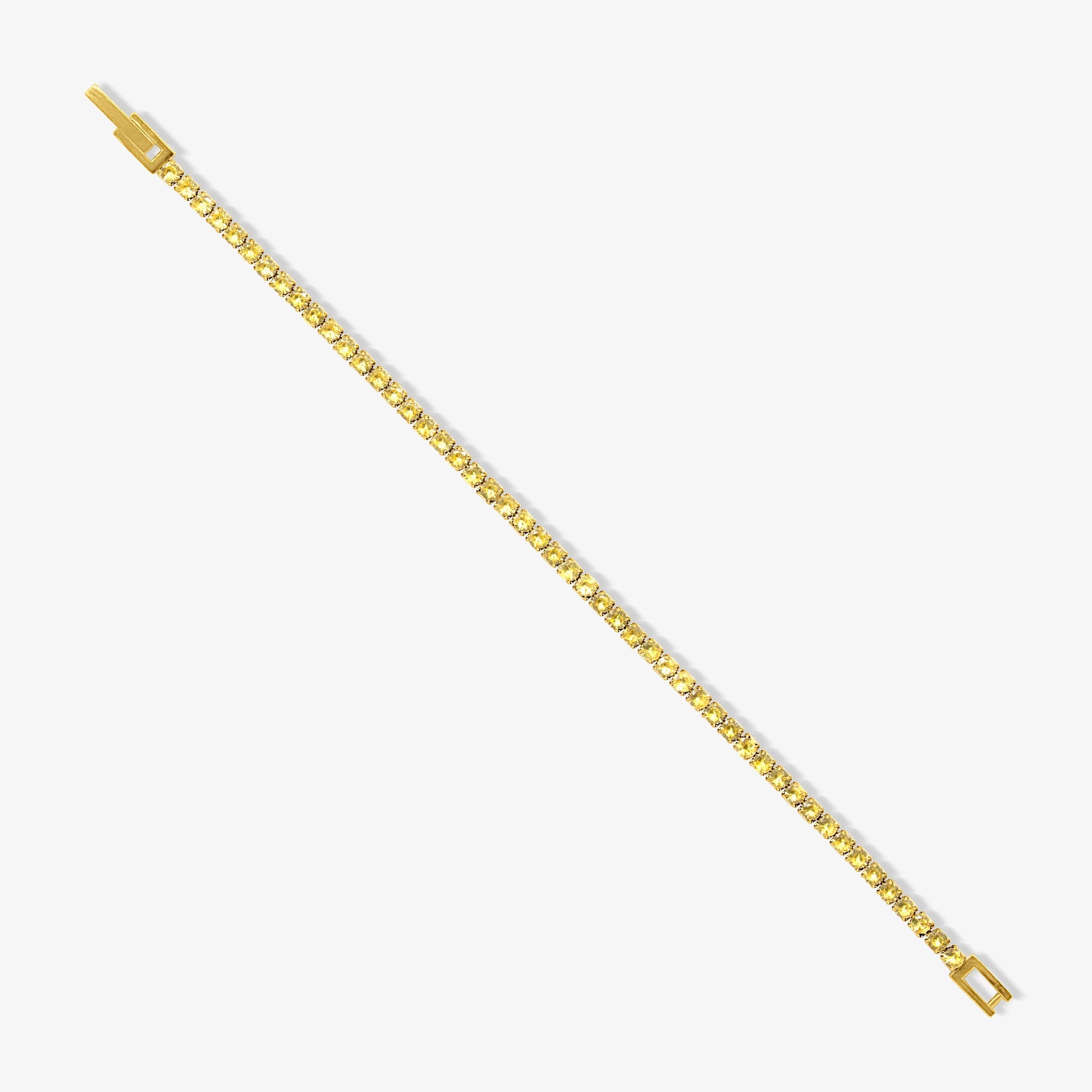 Evry Jewels Citrine Crush Tennis Bracelet