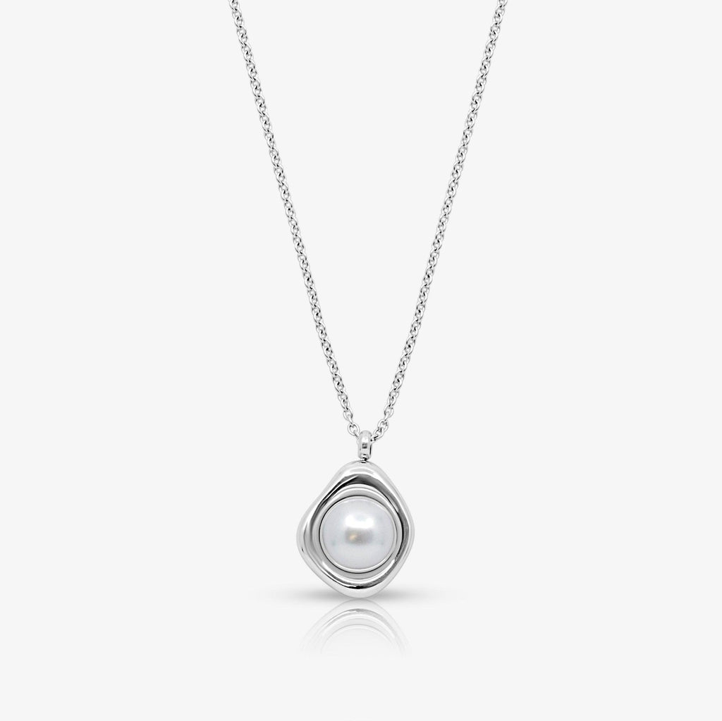 Evry Jewels Pretty Pearl Aura Necklace