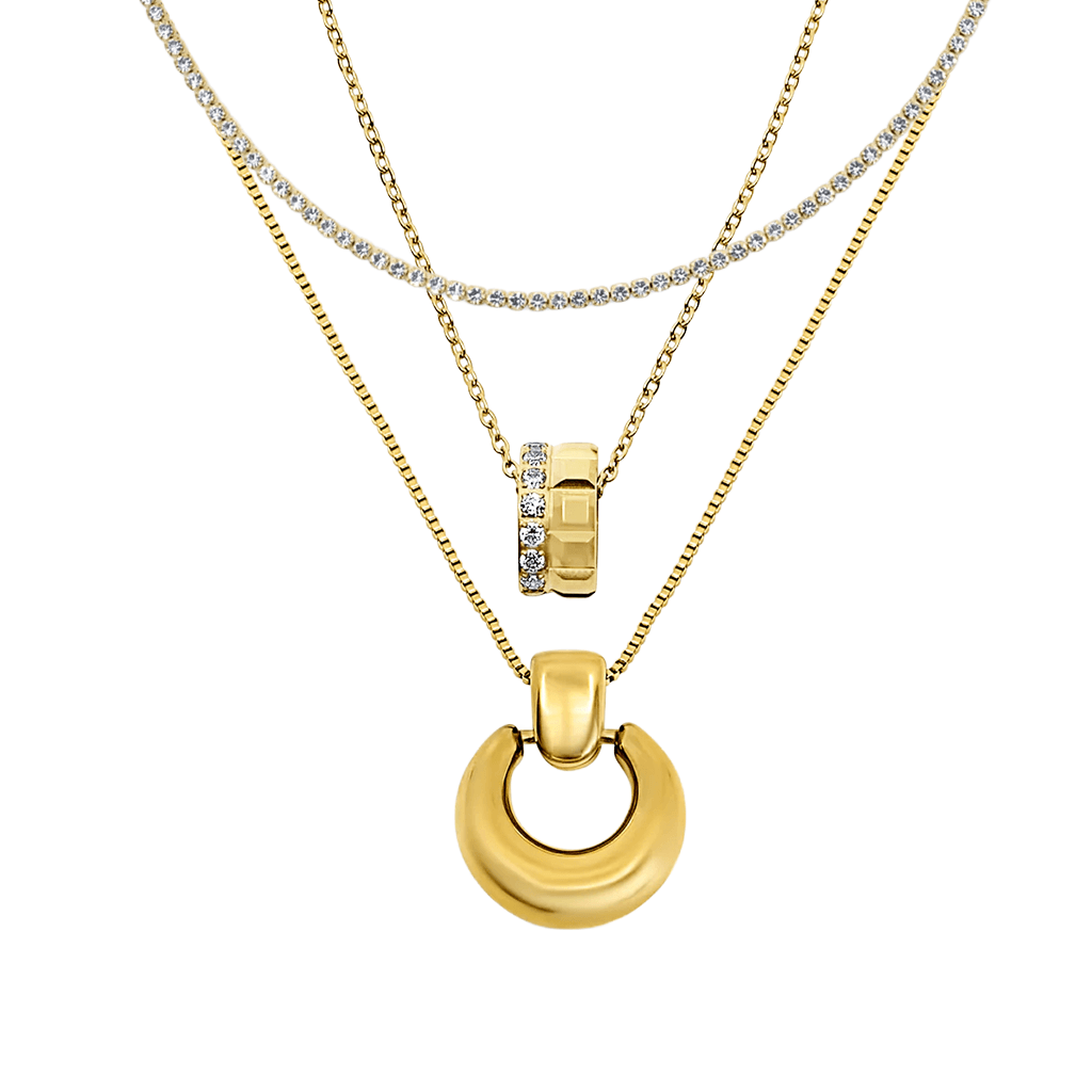 Evry Jewels Statement 3-Piece Necklace Bundle
