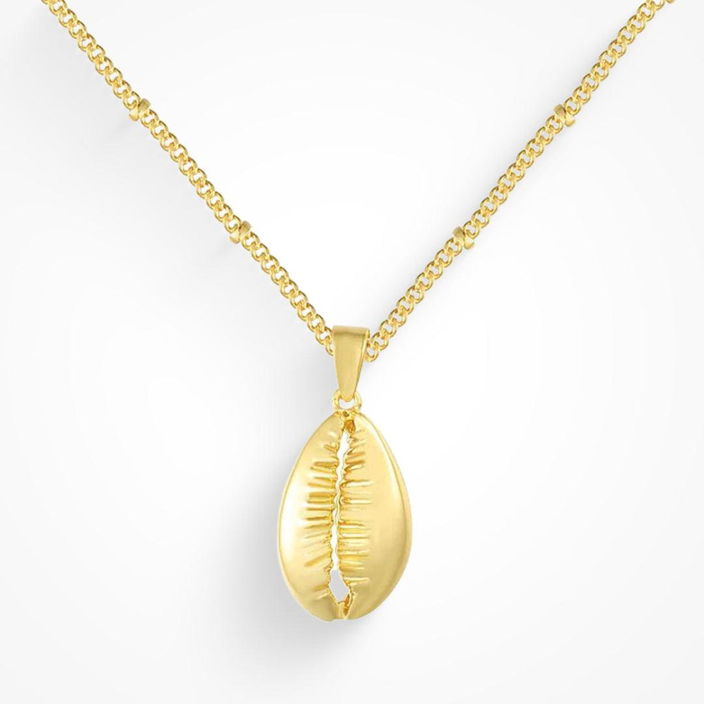 Evry Jewels Cowrie Necklace