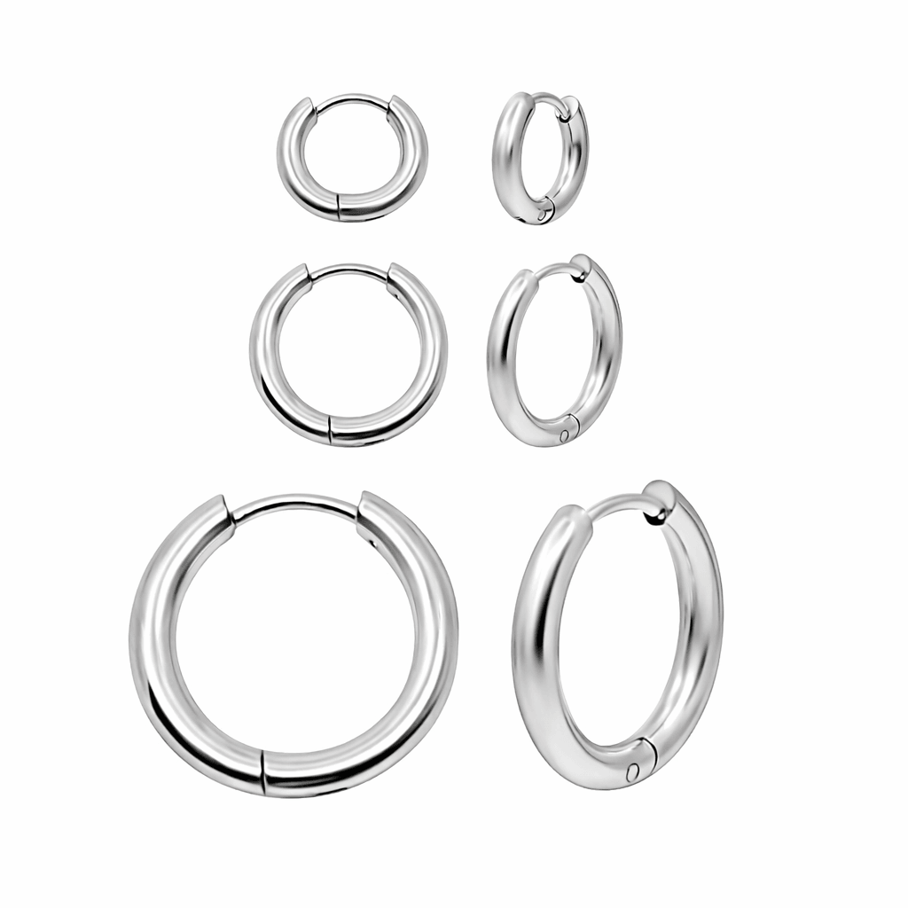 Evry Jewels Cutie Thin Hoop Earrings