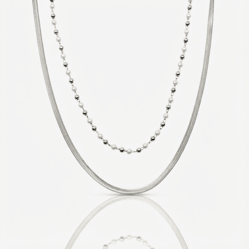 Evry Jewels Romy 2 Piece Necklace