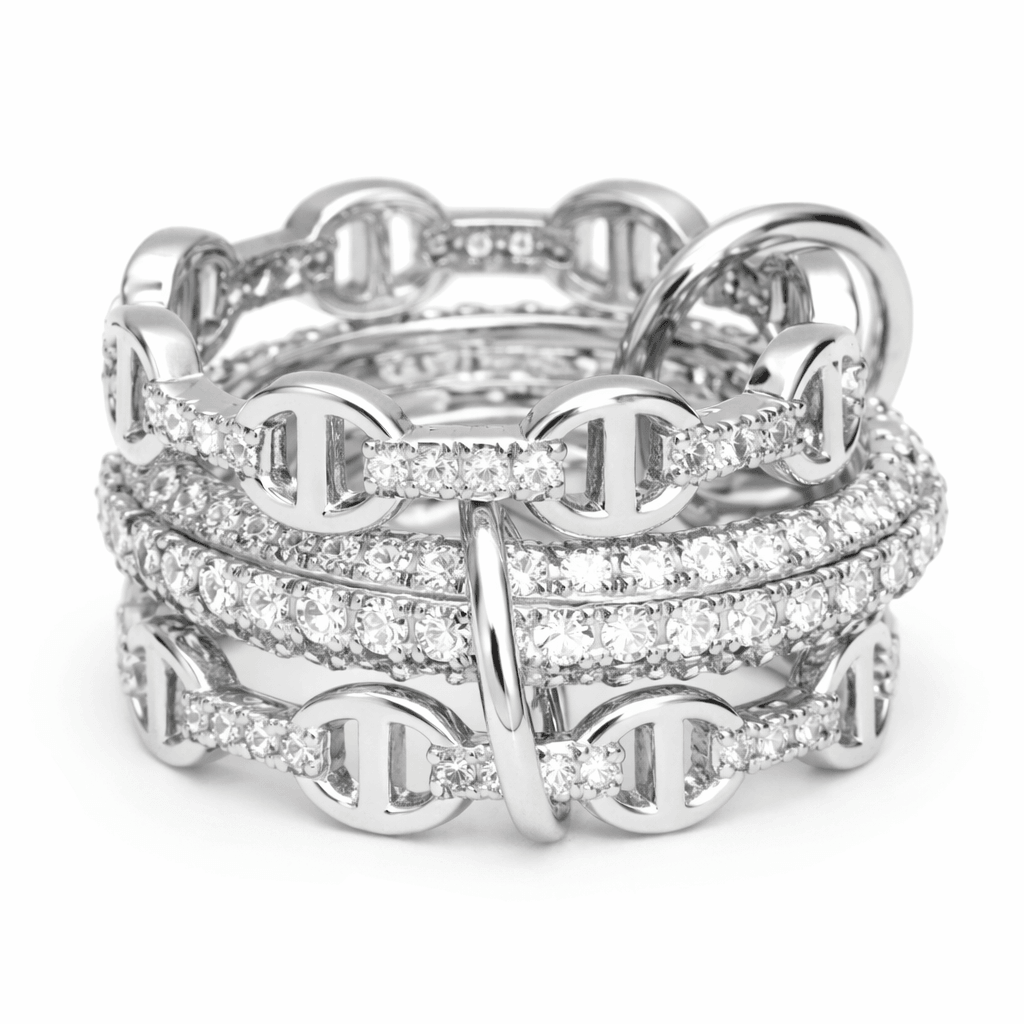 Evry Jewels Dolce Iconic Stacked Ring