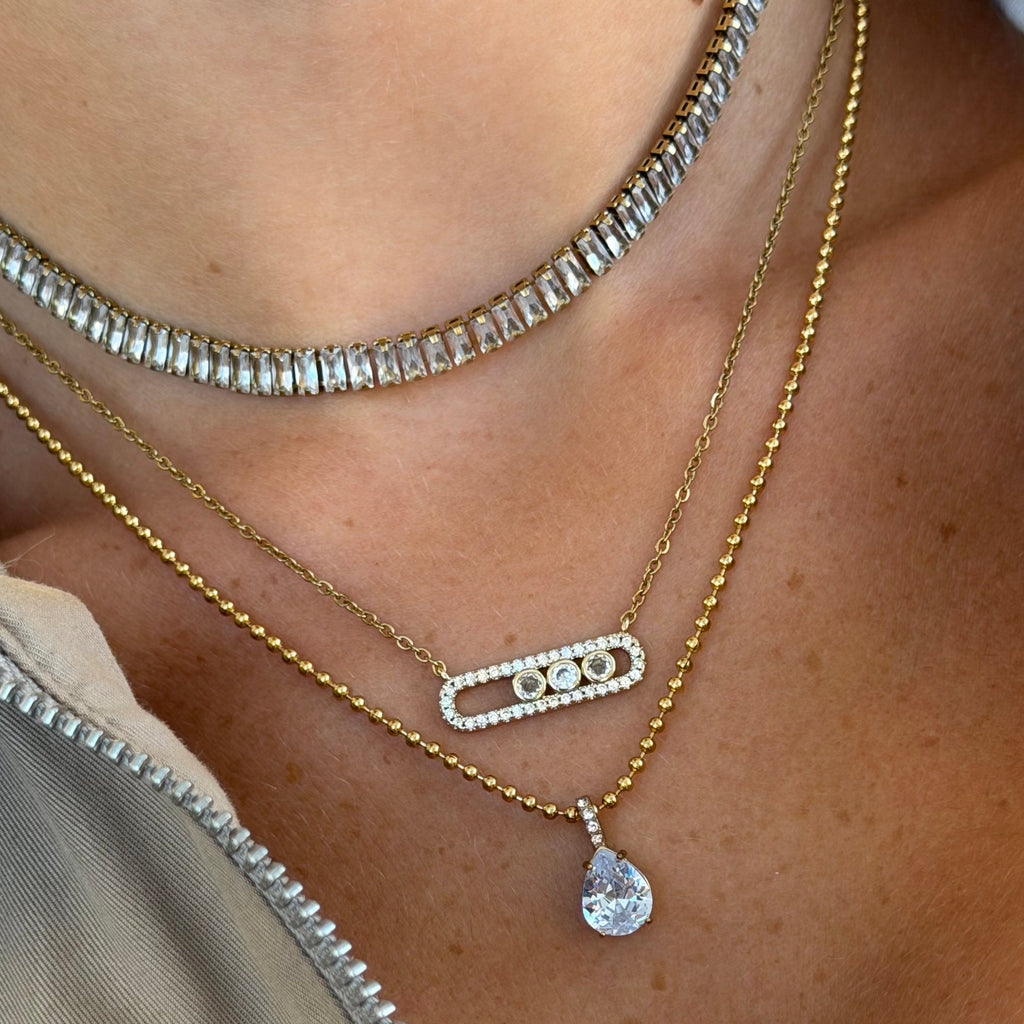 Evry Jewels Drama Drop Necklace