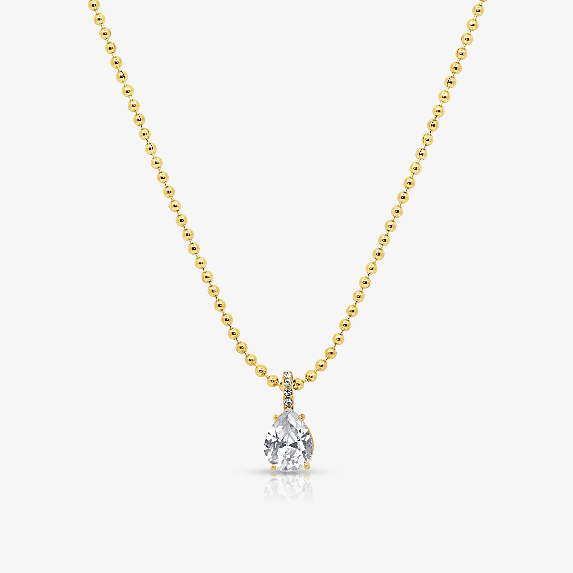 Evry Jewels Drama Drop Necklace