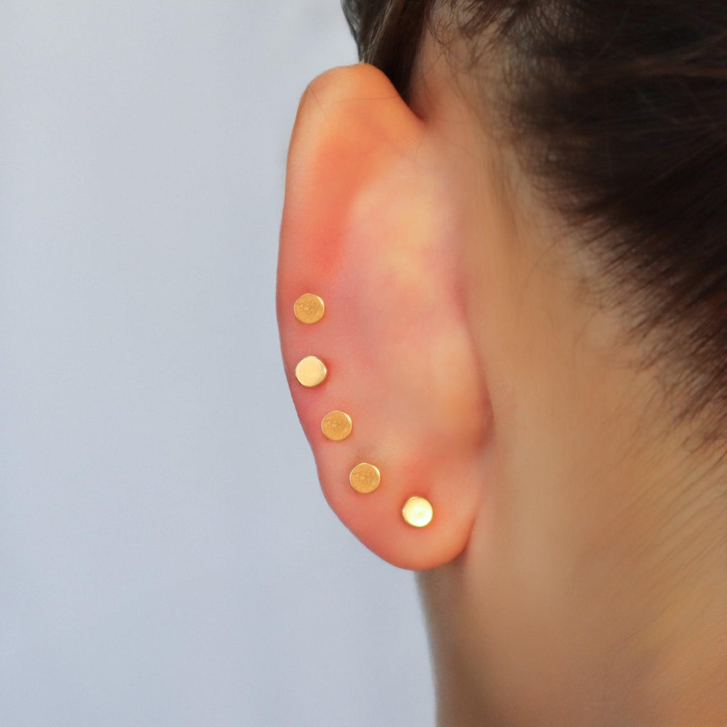 Evry Jewels Hey Darling Pearl 3-Piece Flat Back Earrings Set