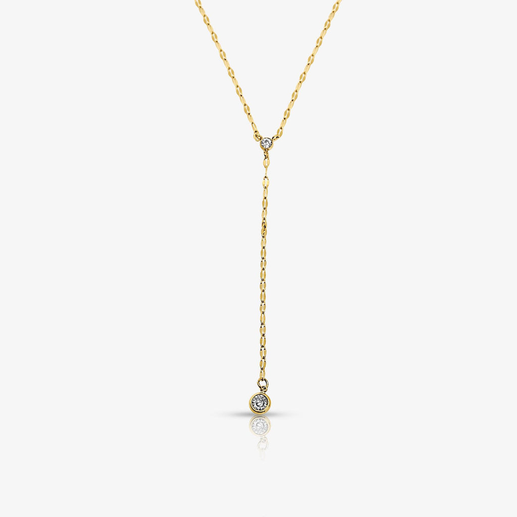 Evry Jewels Falling Star Lariat Necklace