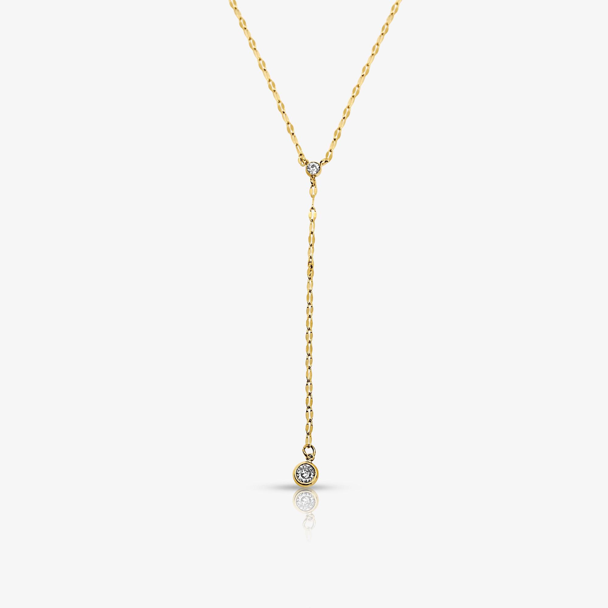Evry Jewels Falling Star Lariat Necklace