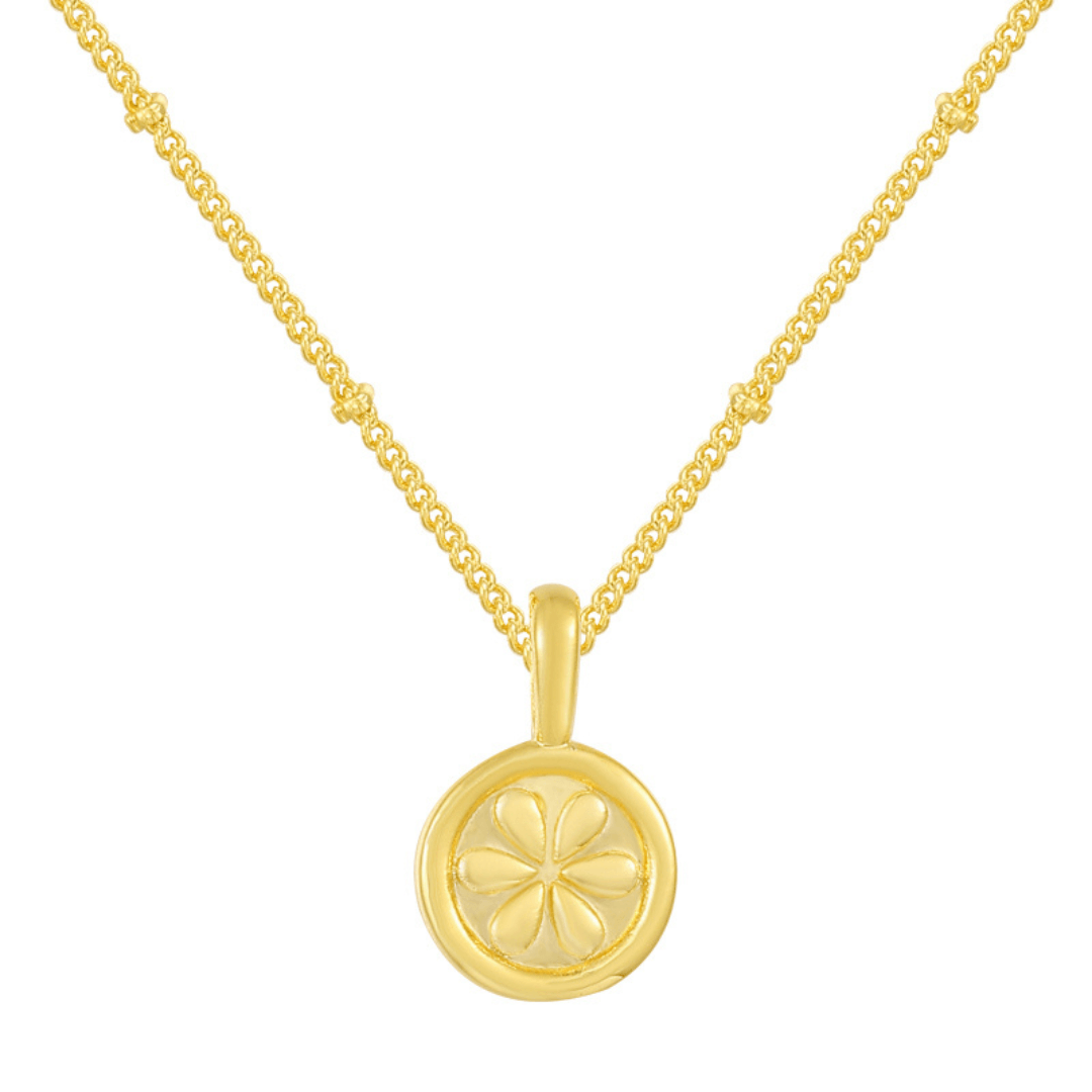 Evry Jewels Flower Girl Necklace