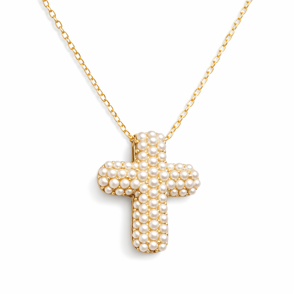 Evry Jewels Forever Blessed Cross Necklace