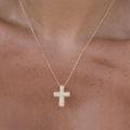Evry Jewels Forever Blessed Cross Necklace