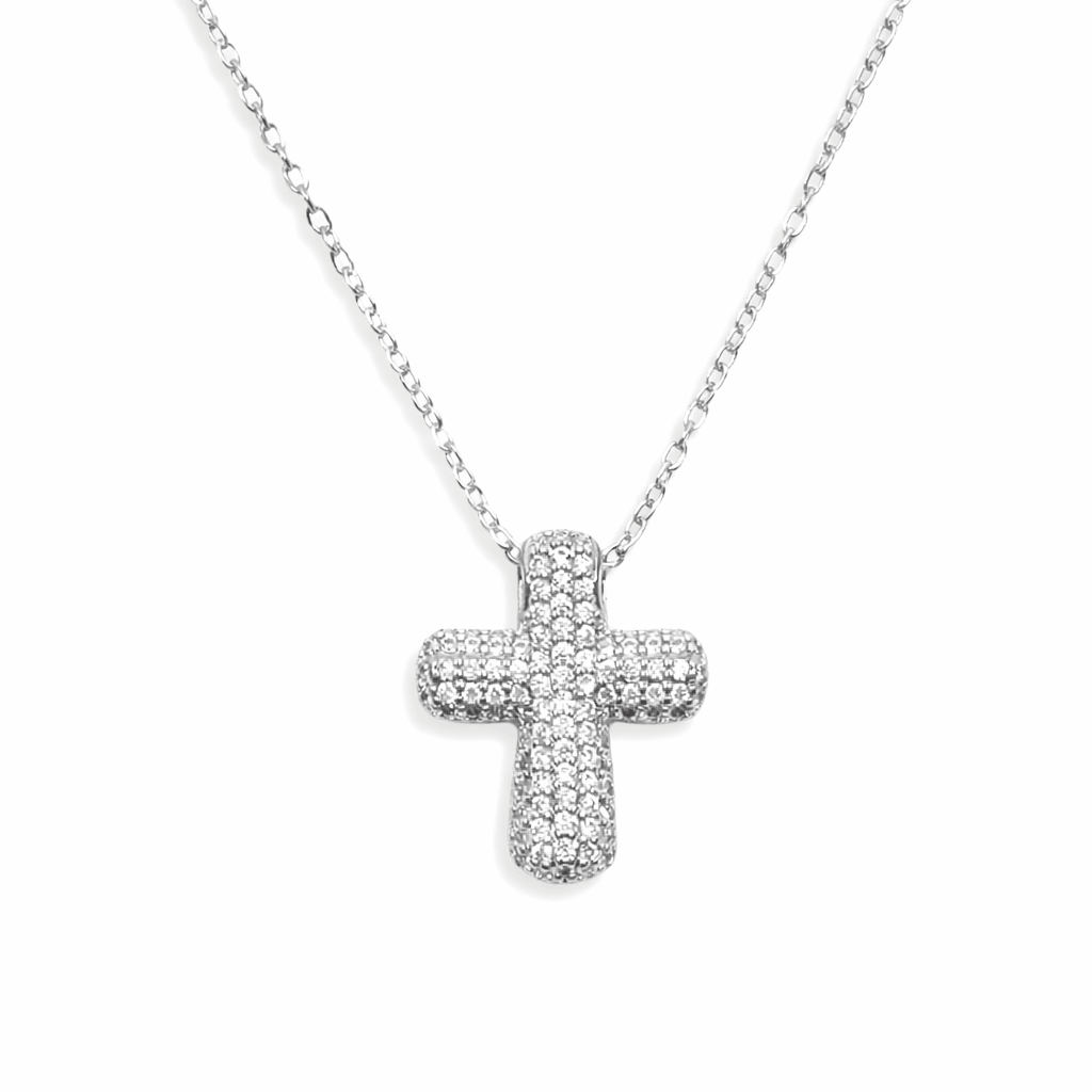 Evry Jewels Forever Blessed Cross Necklace