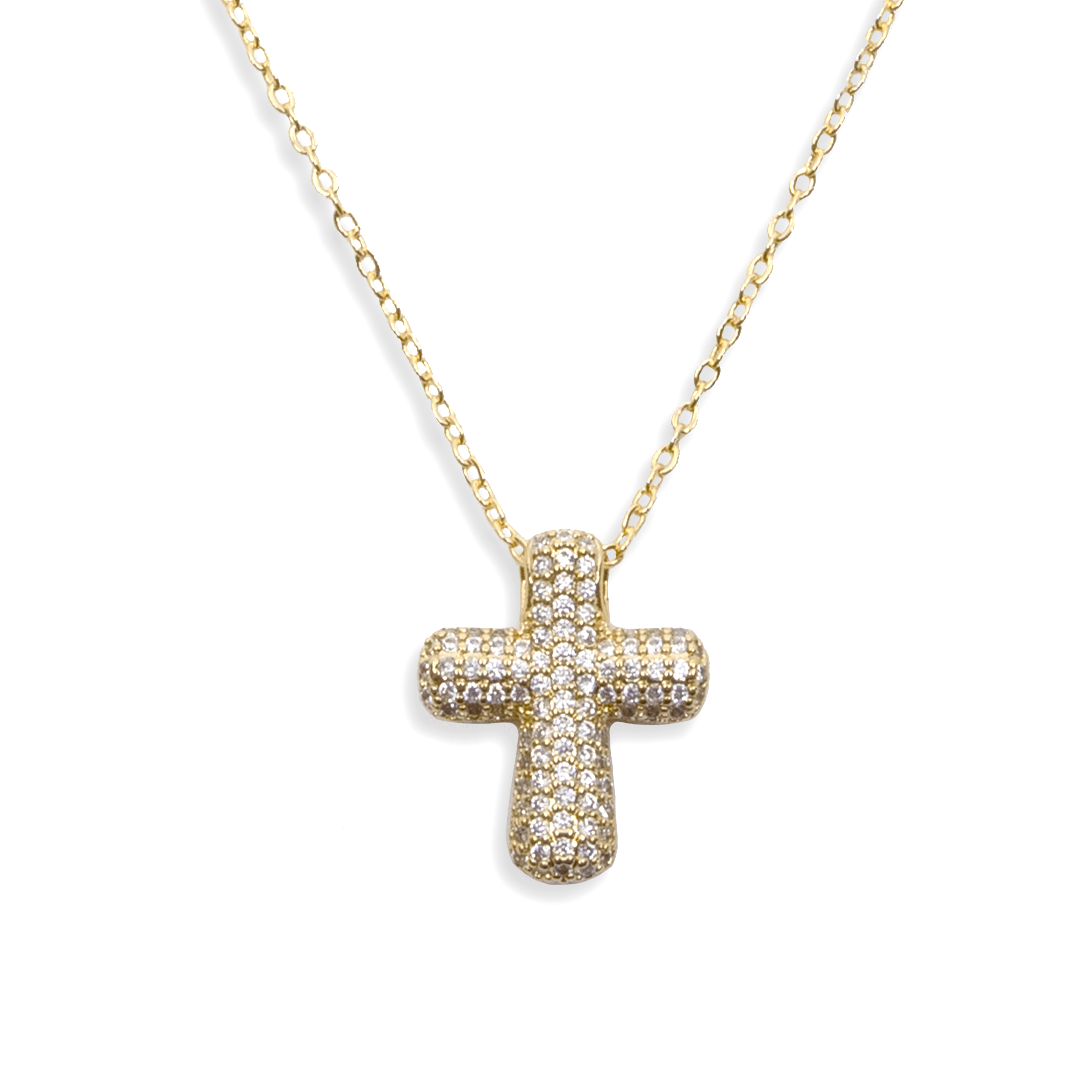 Evry Jewels Forever Blessed Cross Necklace