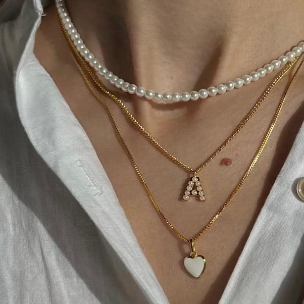 Evry Jewels Girly Pearly Necklace