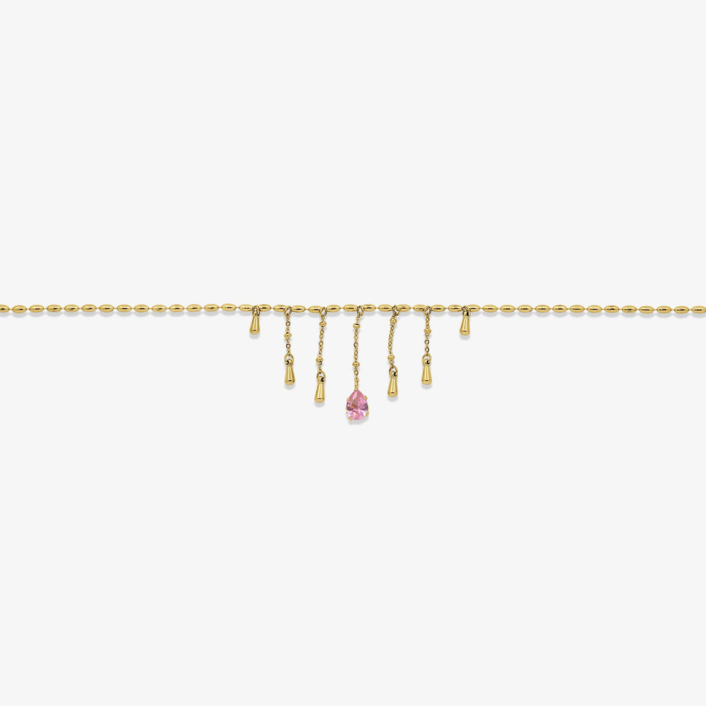 Evry Jewels Golden Drop Arm Chain Gold