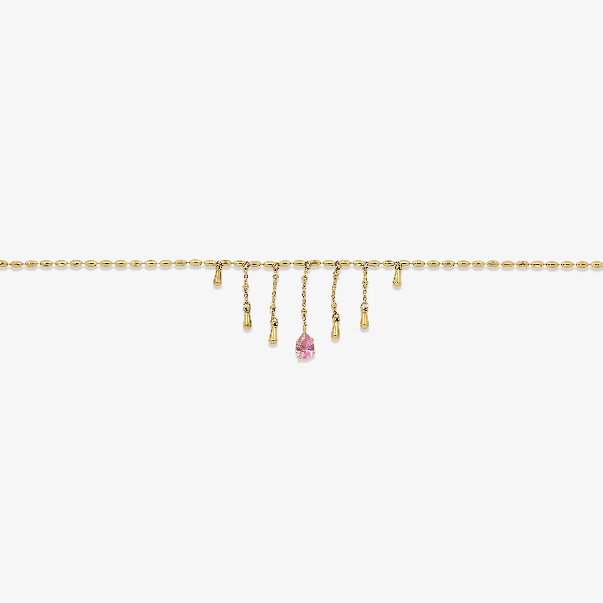 Evry Jewels Golden Drop Arm Chain Gold