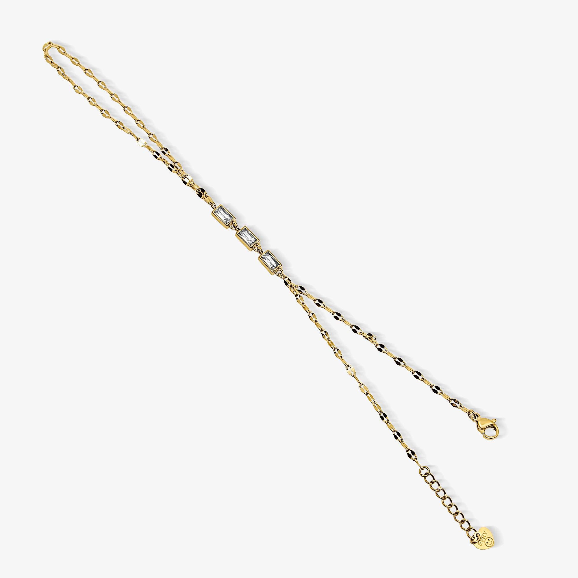 Evry Jewels Golden Babe Hand Chain