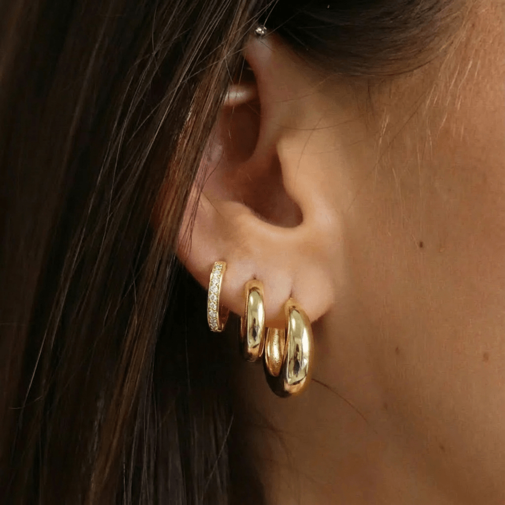 Evry Jewels Essential 3-Piece Earrings Bundle