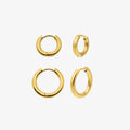 Evry Jewels Evryday Hoop 2-Piece Earring Set