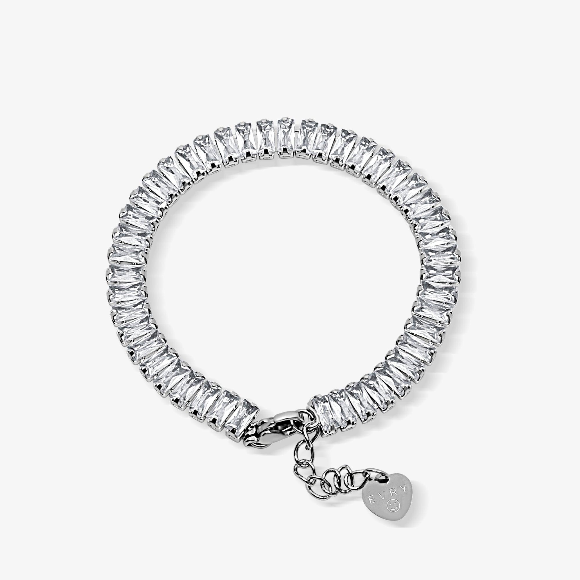 Evry Jewels Frost Beam Tennis Bracelet