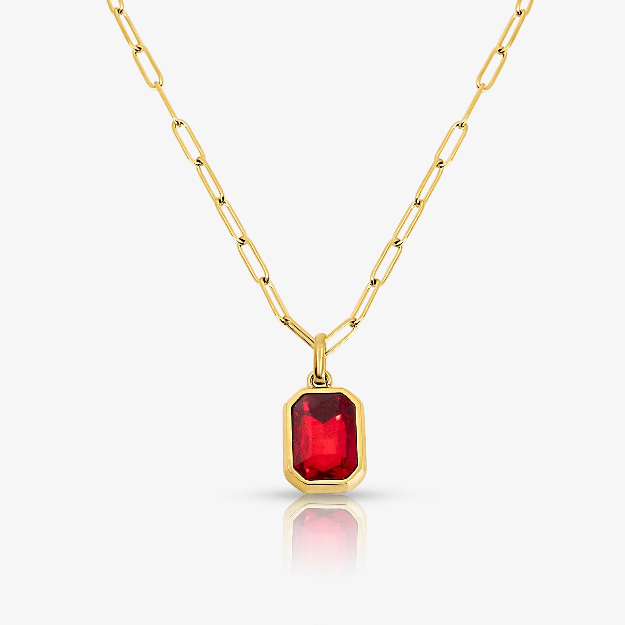 Evry Jewels Kali Birthstone Necklace