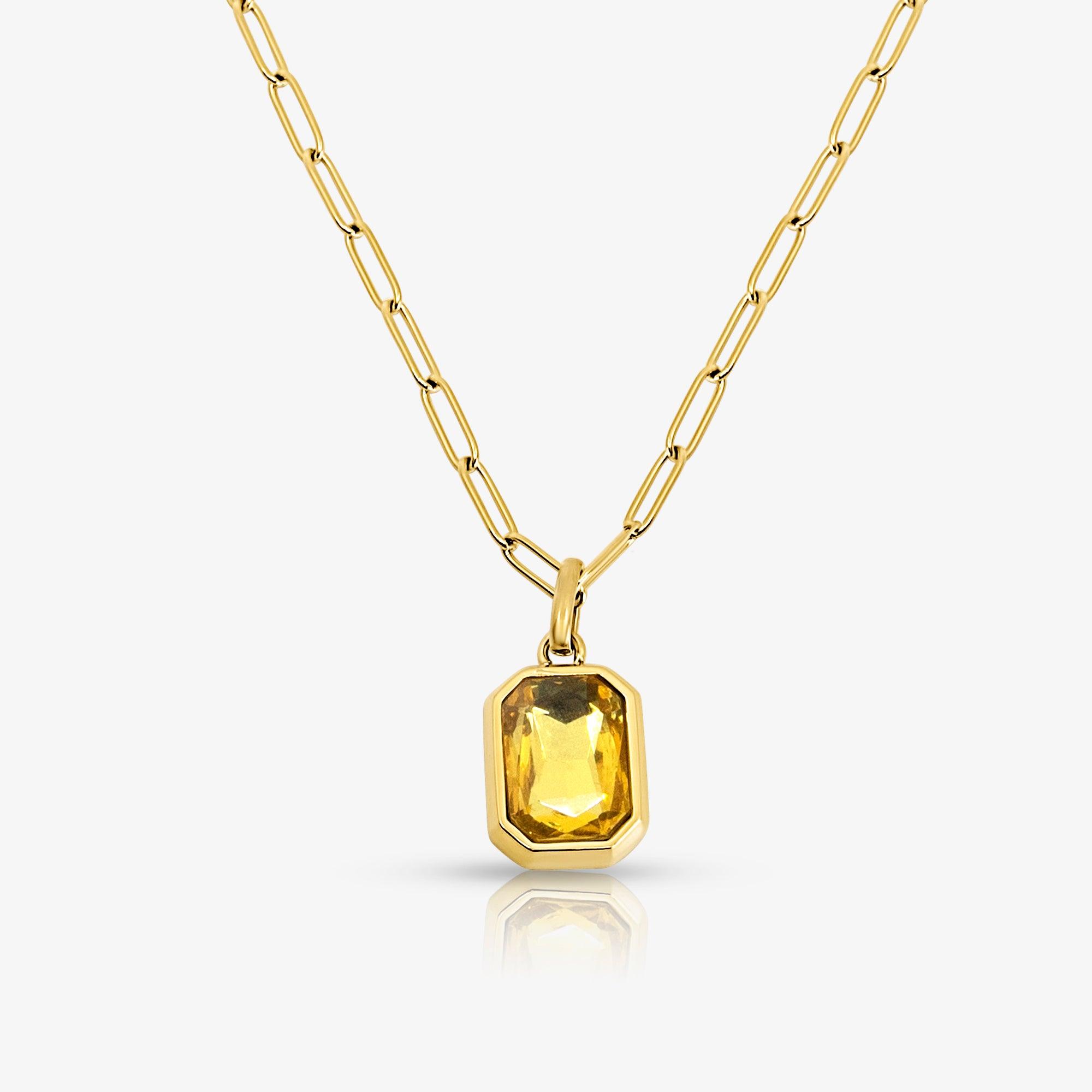 Evry Jewels Kali Birthstone Necklace