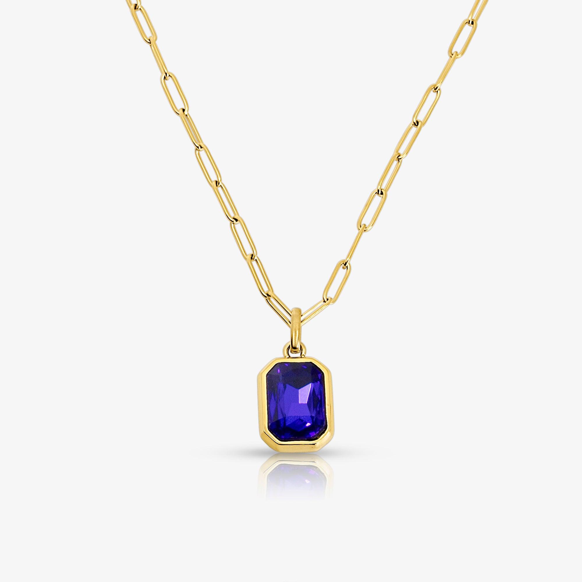 Evry Jewels Kali Birthstone Necklace