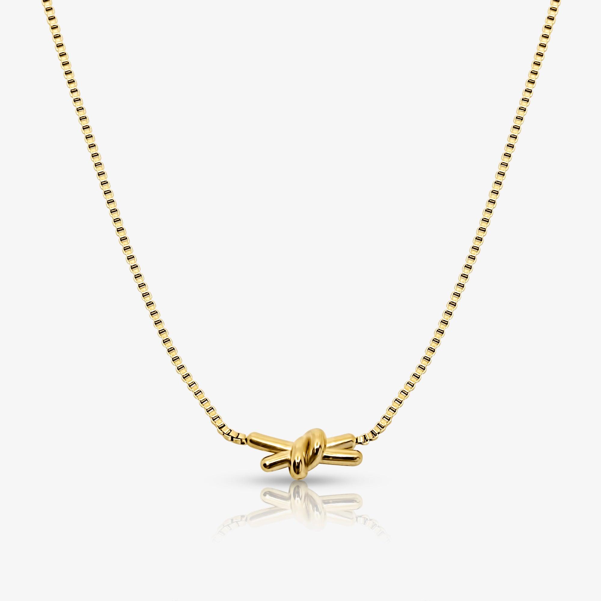 Evry Jewels Knotty Babe Necklace