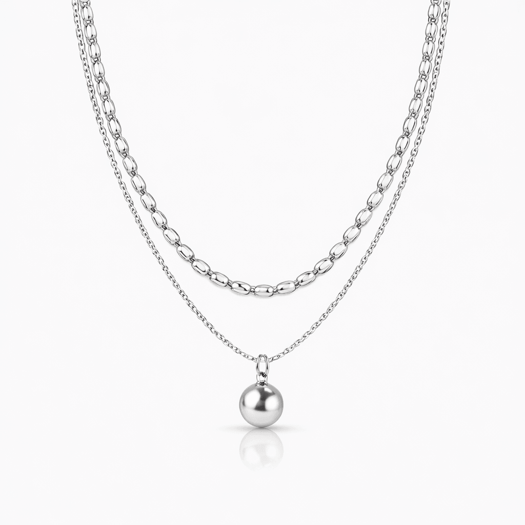 Evry Jewels Lilyana 2 Piece Necklace