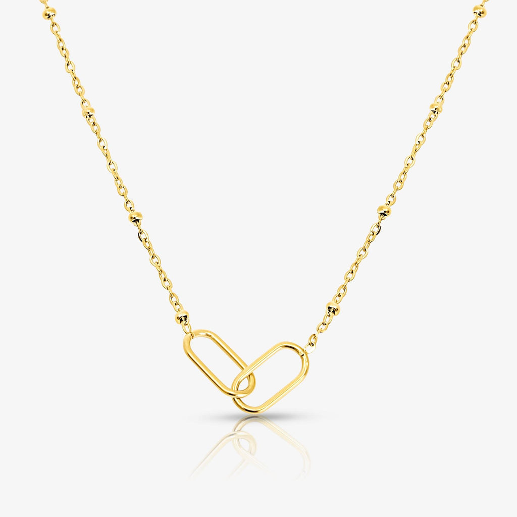Evry Jewels Connected Hearts Necklace