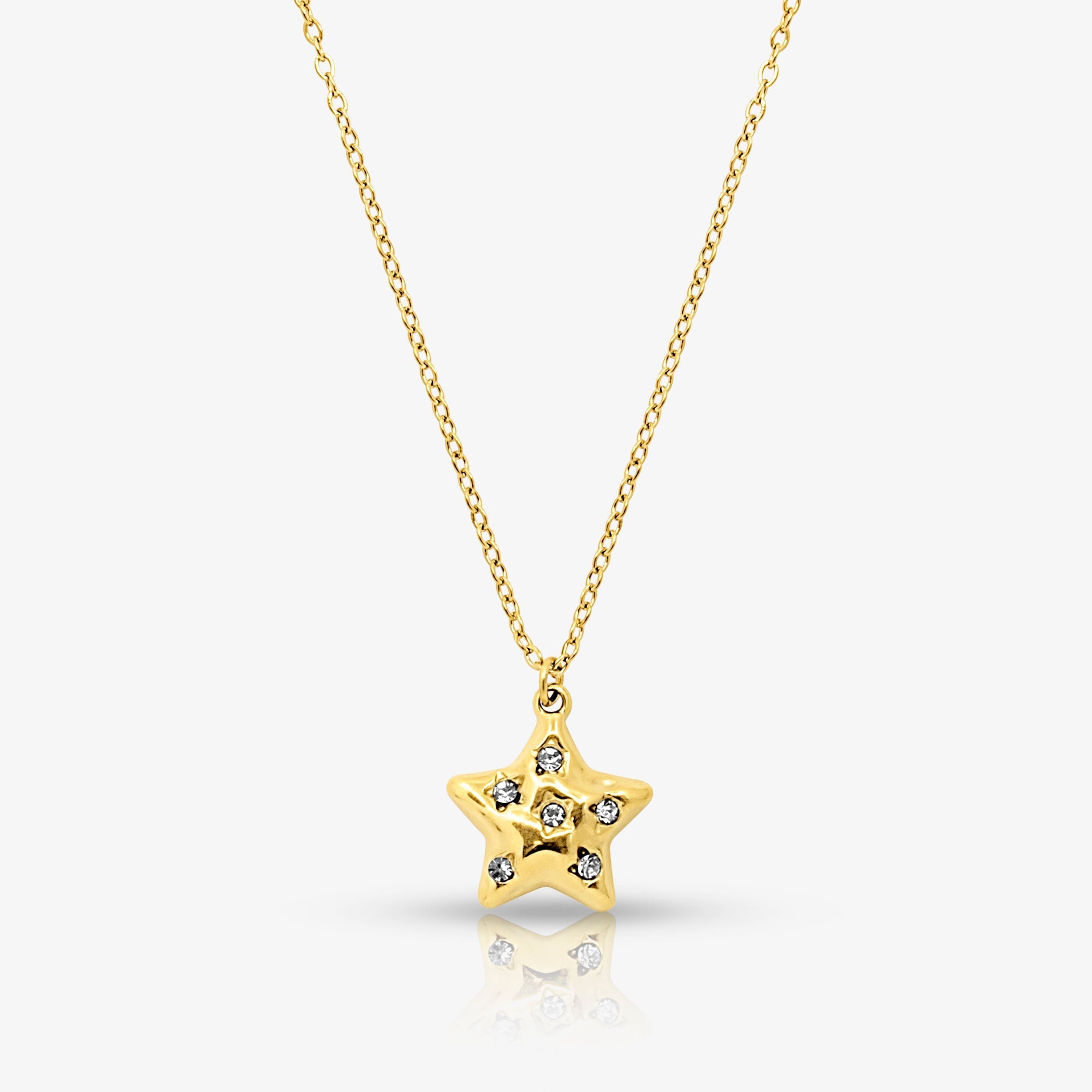 Evry Jewels Lucky Star Glow Necklace