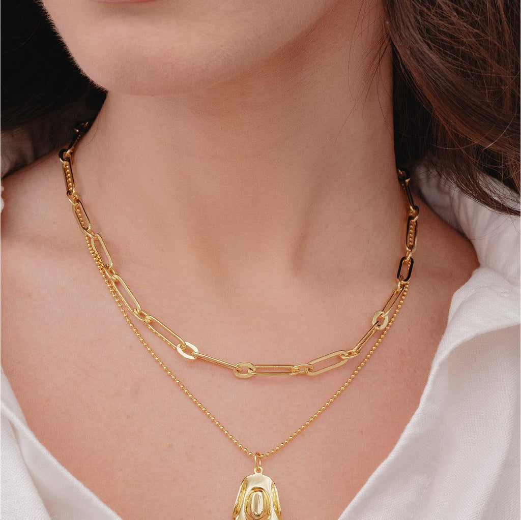 Evry Jewels Mega Link Up Necklace
