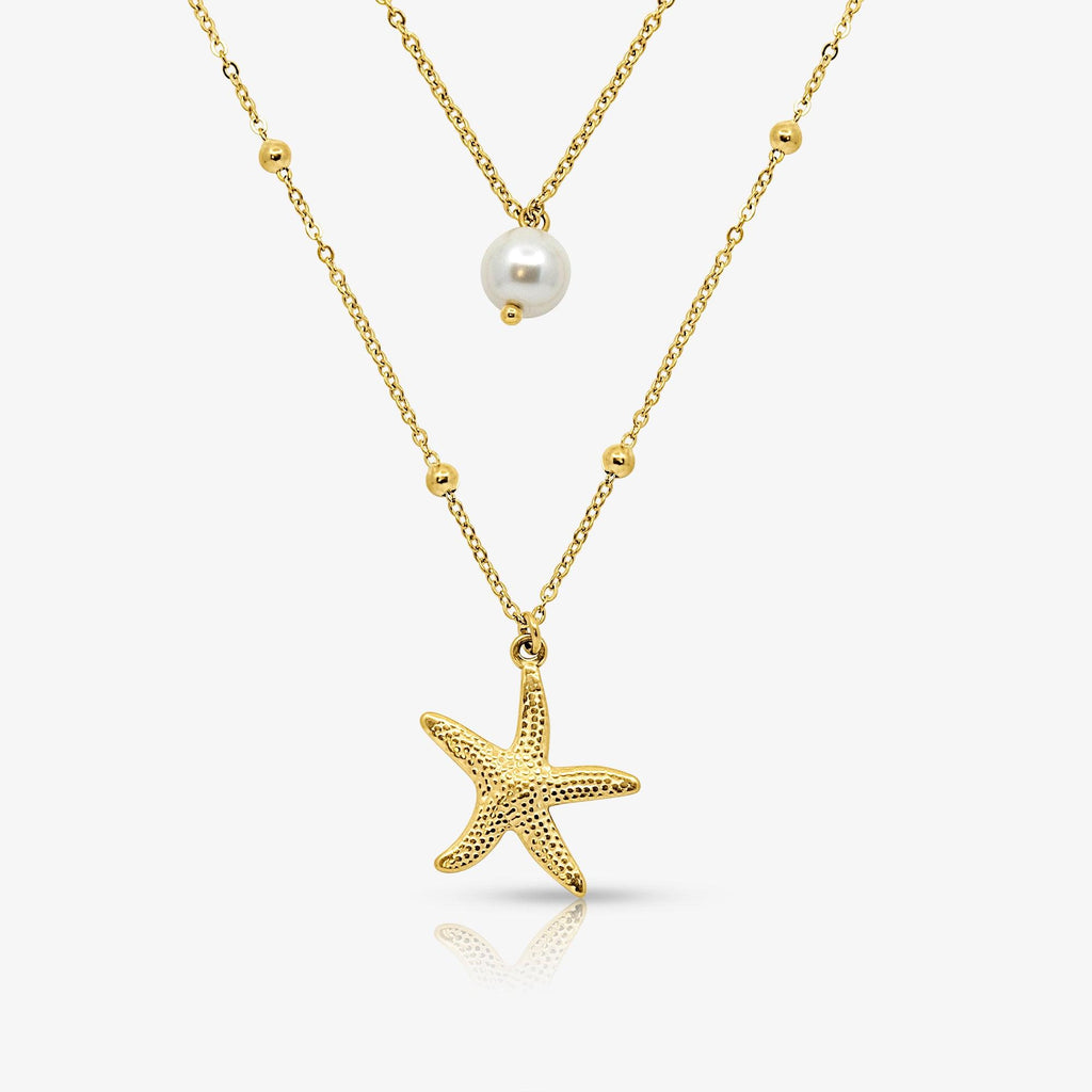 Evry Jewels Mermaid Mood Necklace 2 Piece Set