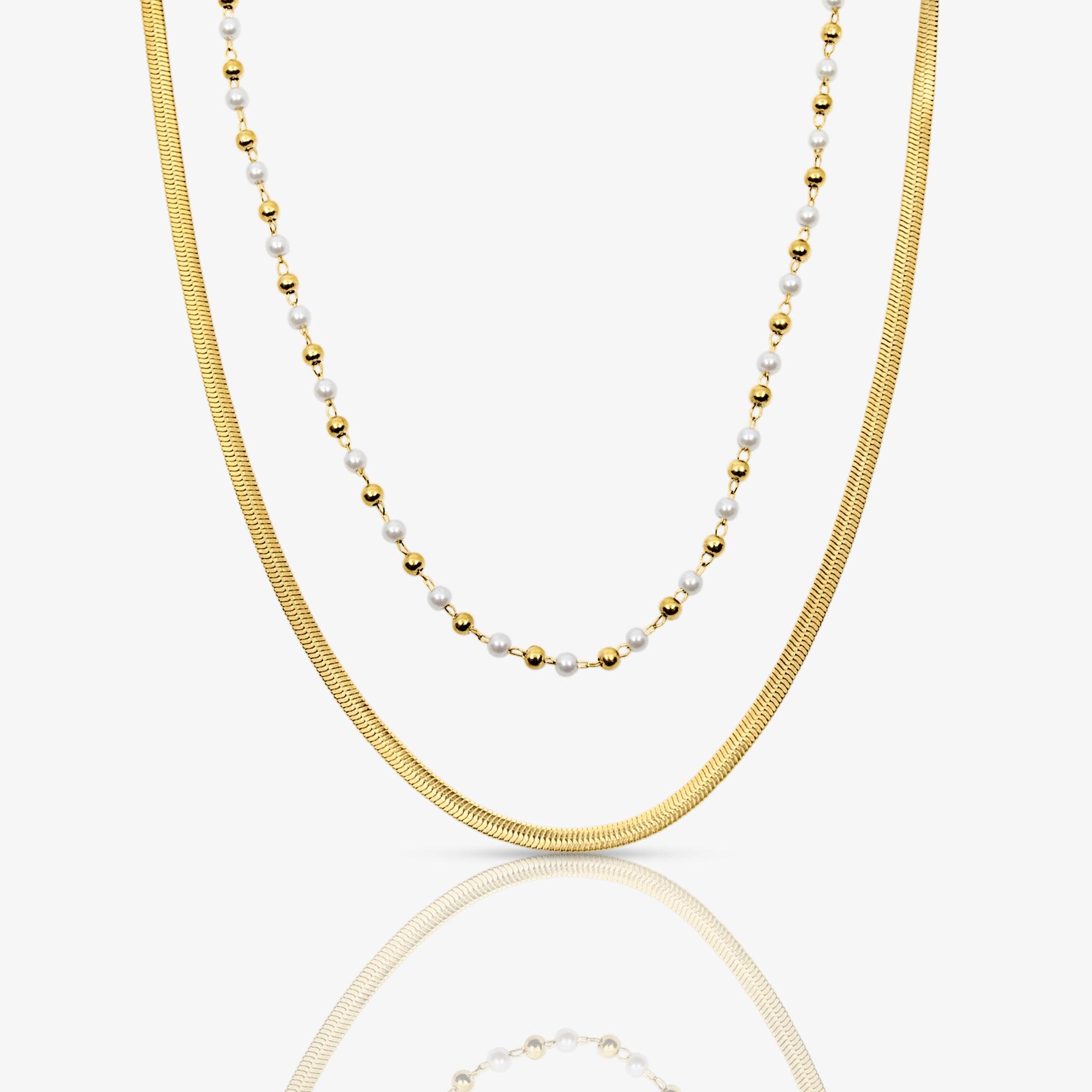 Evry Jewels Romy 2 Piece Necklace