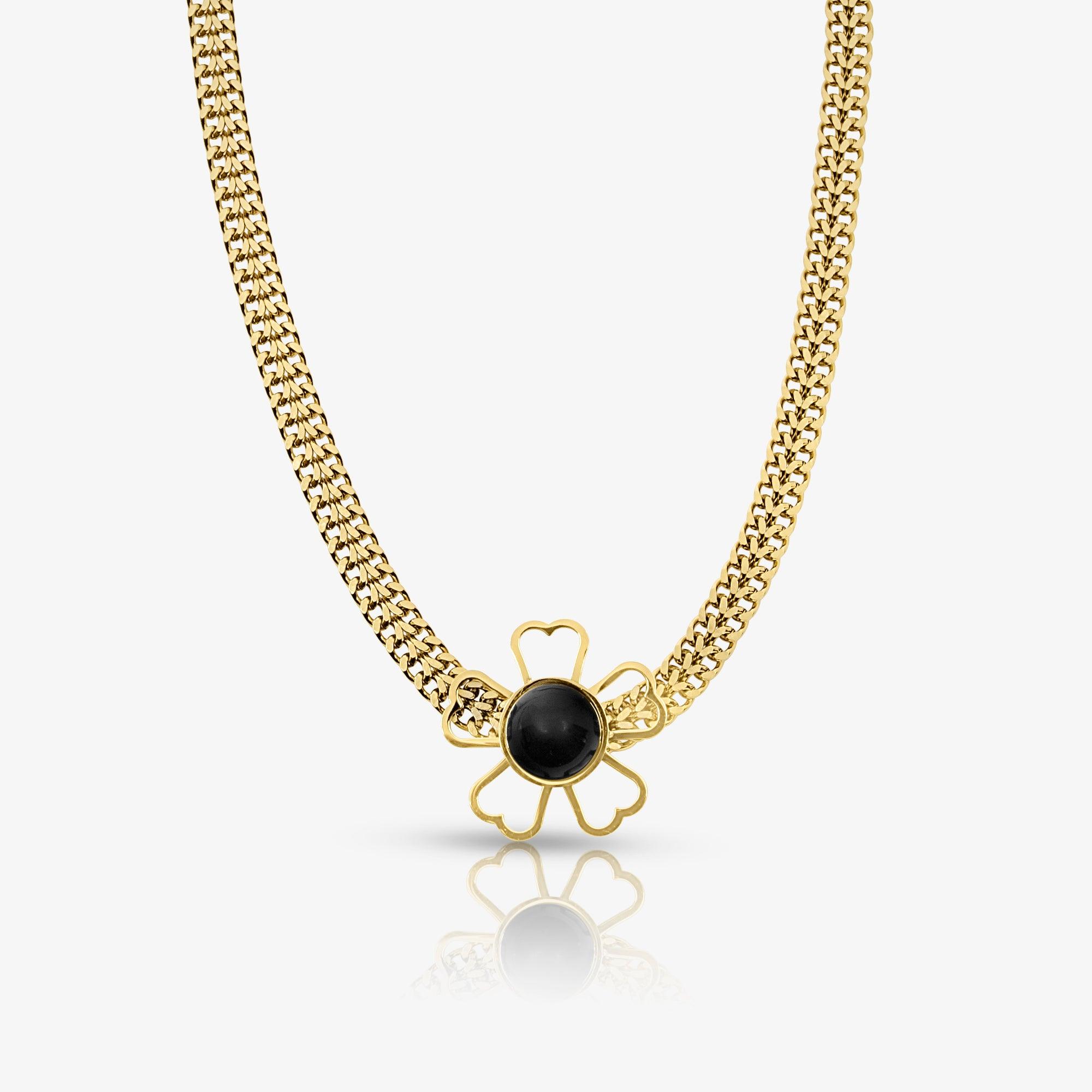 Evry Jewels Daisy Chain Necklace
