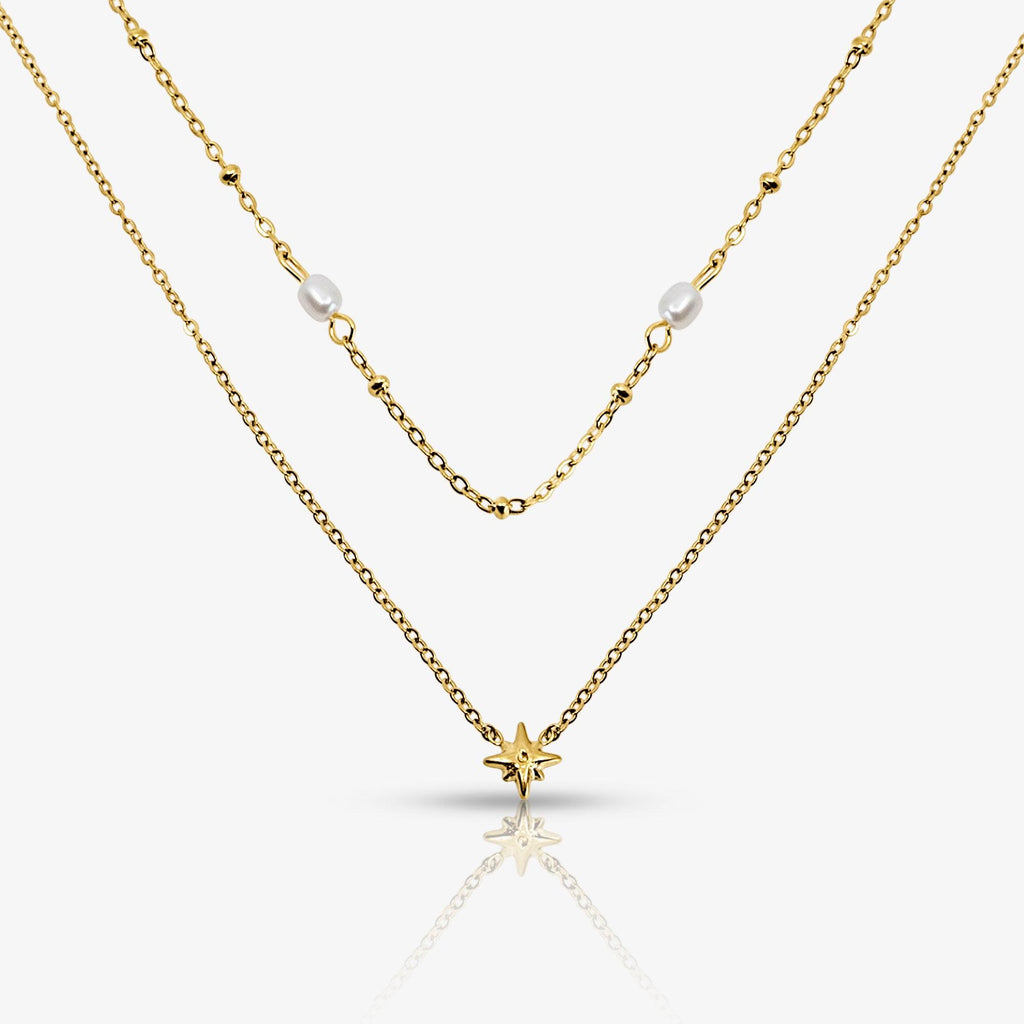 Evry Jewels Sunlit Pearl Necklace