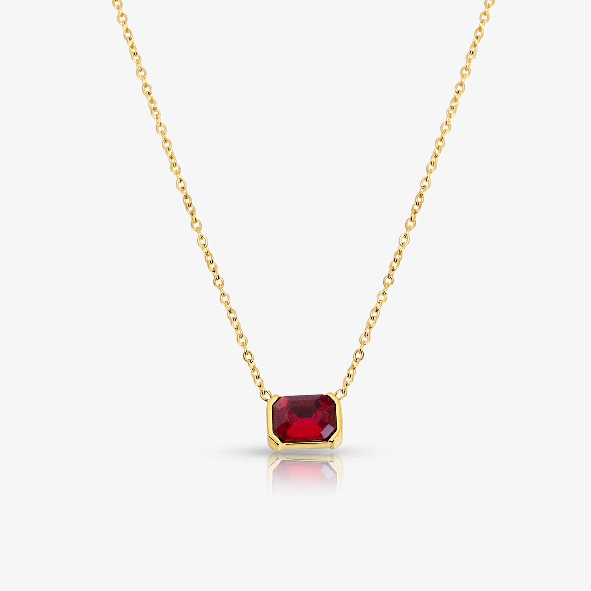 Evry Jewels Noa Birthstone Necklace