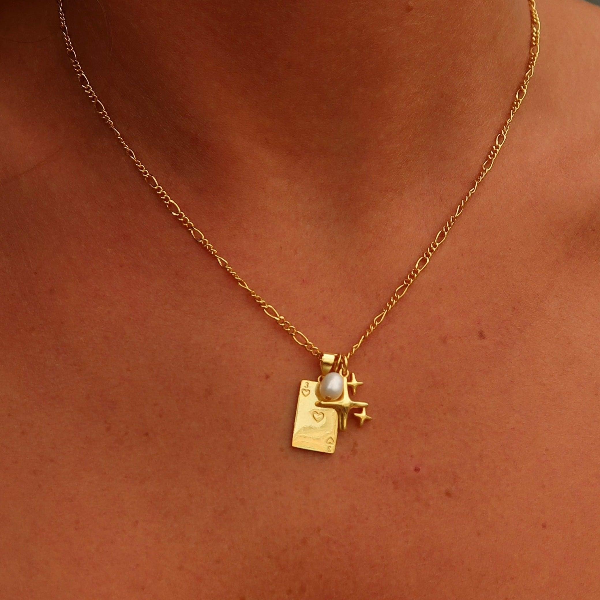 Evry Jewels Wish Upon Necklace