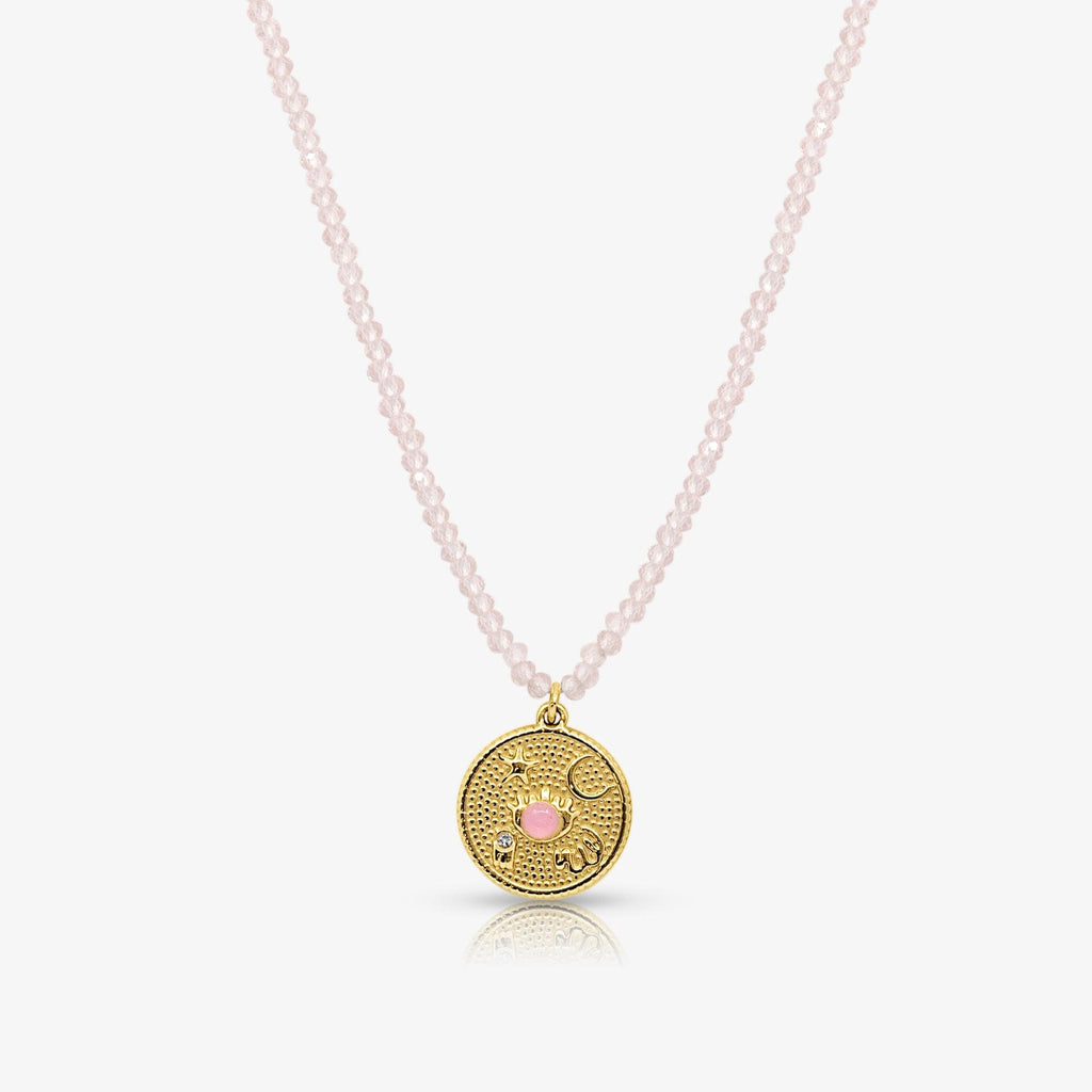 Evry Jewels Pink Treasure Necklace