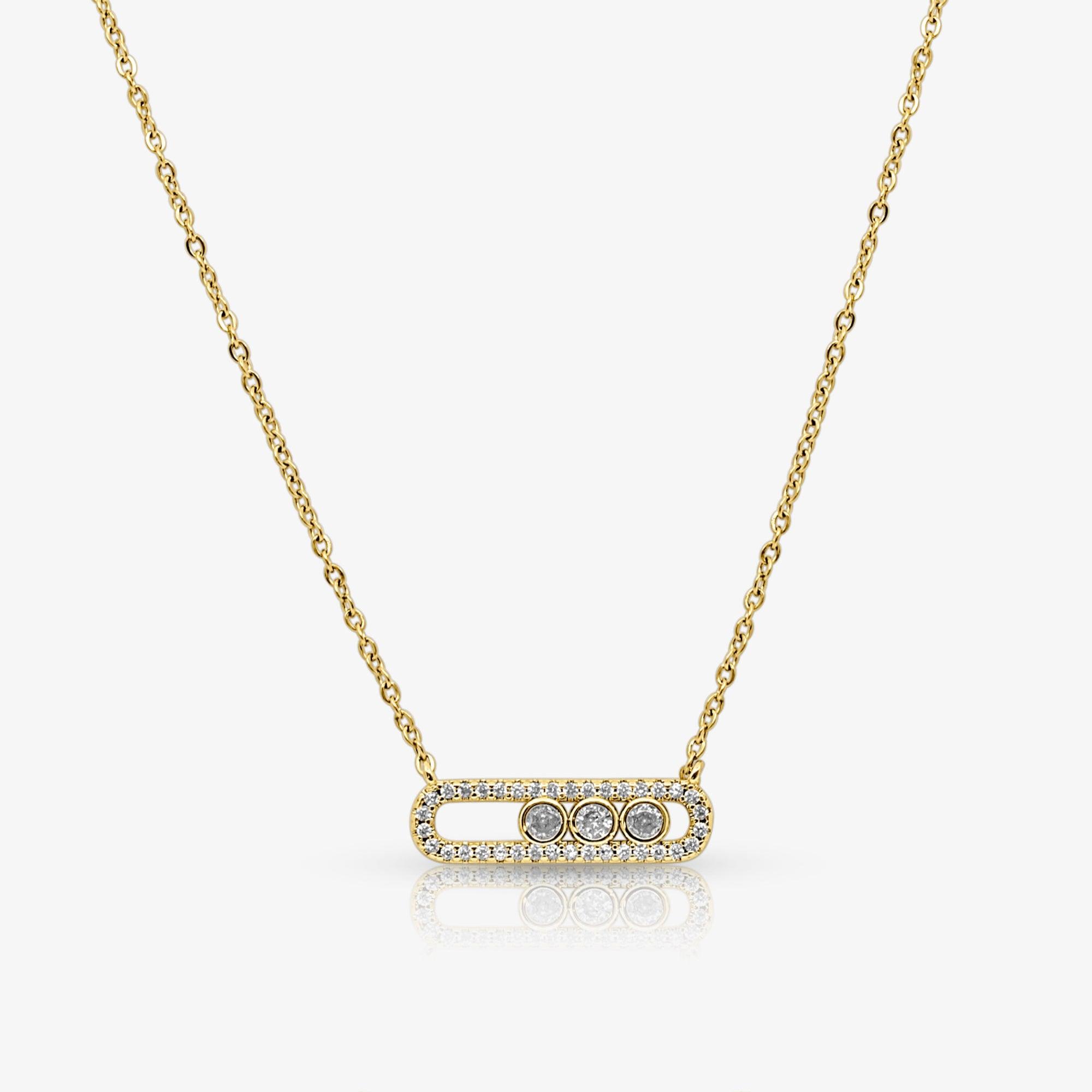 Evry Jewels Starlight Bar Necklace