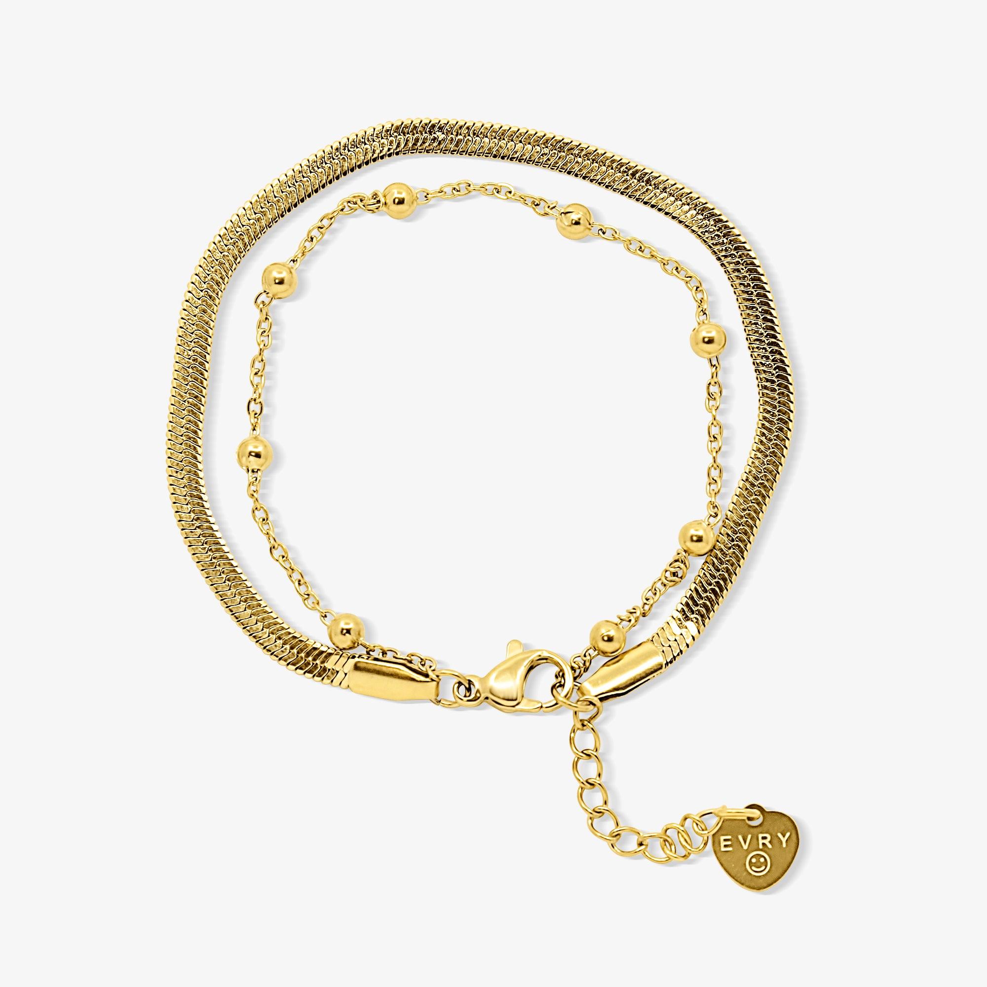 Evry Jewels Power Stack 5-Pieces Bracelets Set