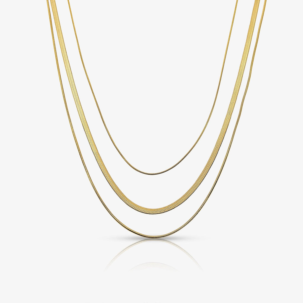 Evry Jewels Queen Behaviour Triple Layered Necklace